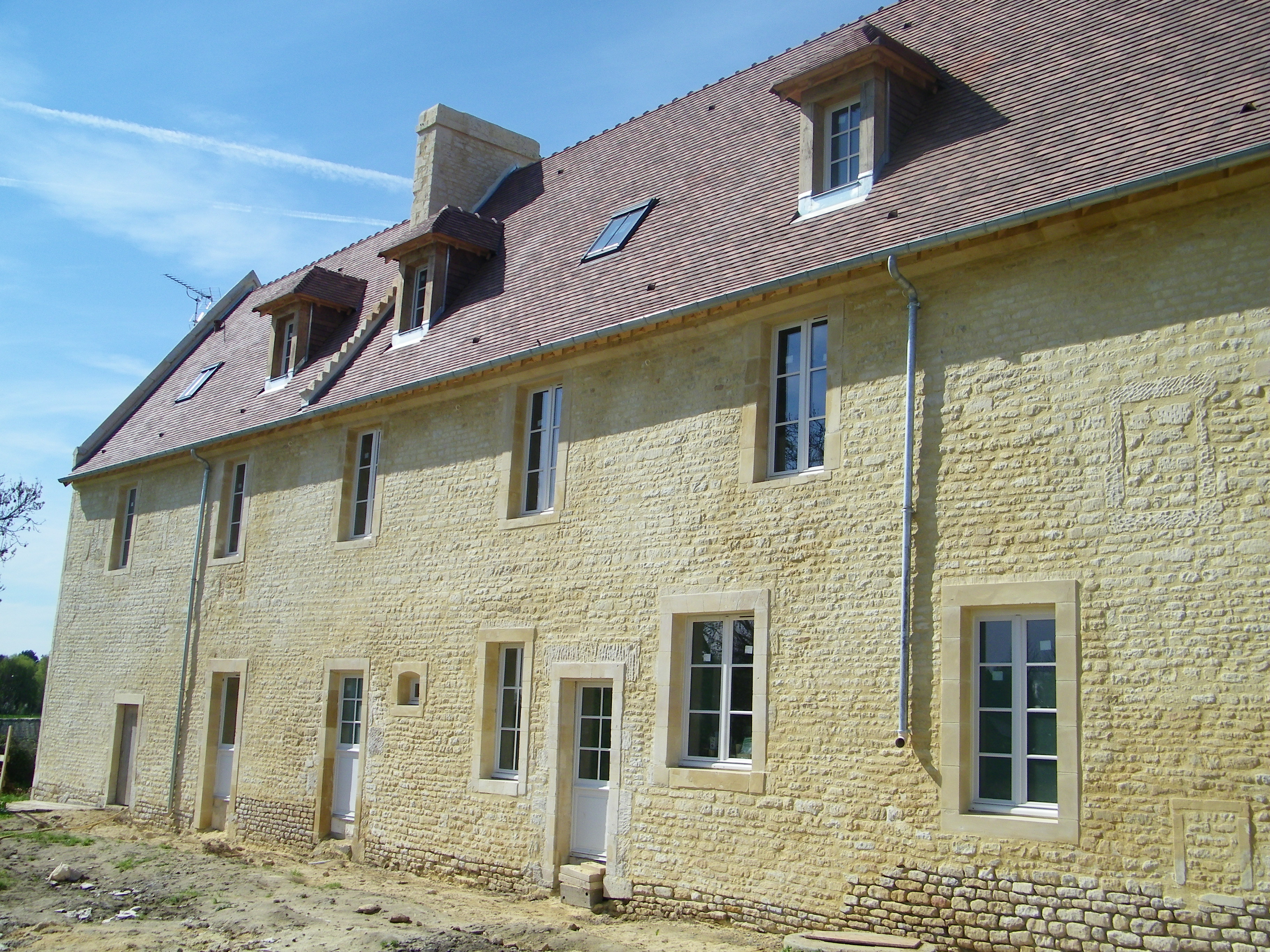Réhabillitation de maison ancienne dans la Charente